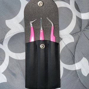 Pink Lash Tweezers